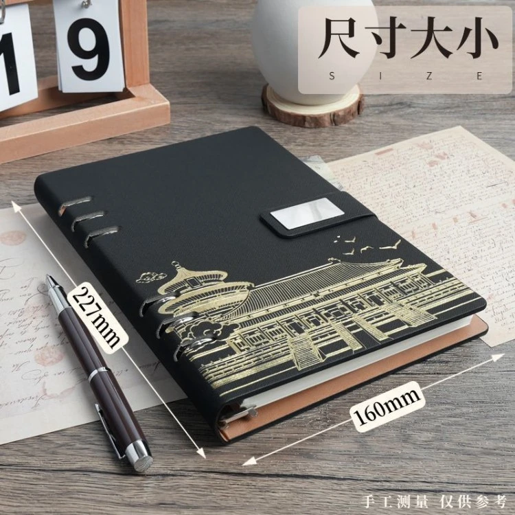 Loose-Leaf notebook for work product view 4